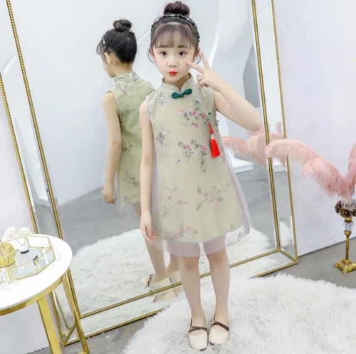 Vestido Cuello Mao Importado De Nena T. 2-3 Años No Carters