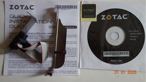 Placa De Vídeo Nvidia Zotac Gt 710 Gt710 2gb Gddr3 (Usado)