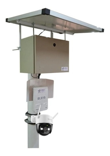 Kit Câmera De Segurança Speed Rural Painel Solar Modem 4g