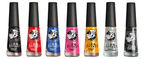 Coleção Colortrend Avon Esmaltes Disney Completa