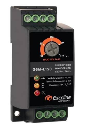 Supervisor De Voltaje 120v Gsm-l120 Exceline 