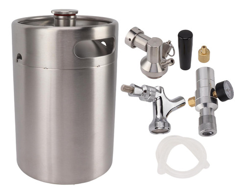 Mini Grifo De Acero Inoxidable De 5 Litros Con Forma De Barr
