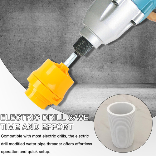 Herramienta De Roscas Pvc Kit Plomería Troquel Redondo 1/2 M