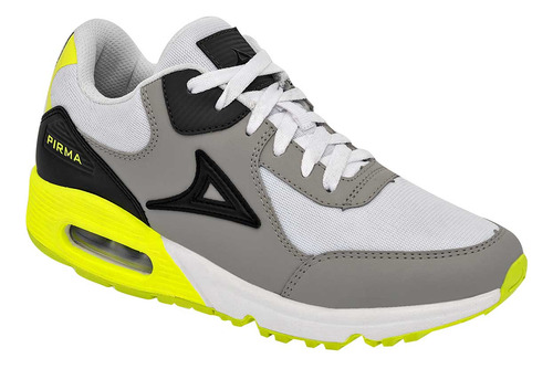 Tenis Mujer Pirma Gris Blanco 101-064