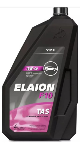 Aceite Ypf 15w-40 F10 Mineral 4 Litros Nafta Diesel