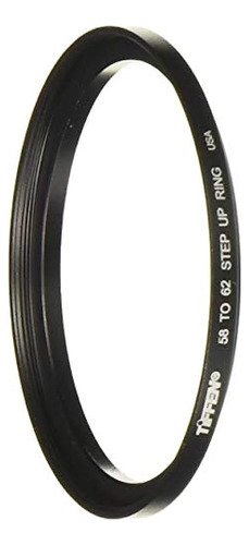 Tiffen 5862sur 58 A 62 Step Up Filter Ring (negro)