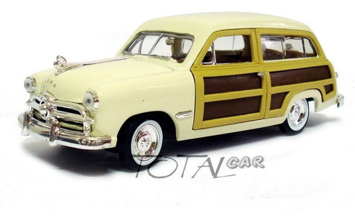 Ford Woody Wagon 1949 1:24 Bege Motor Max Promoção