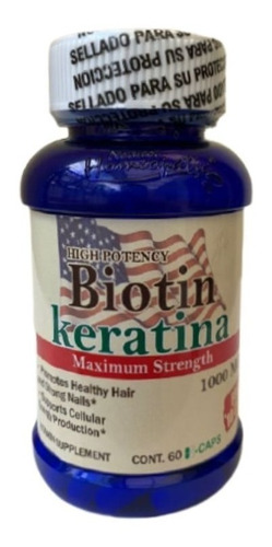 Biotin Keratina 60 Capsulas - Unidad a $833