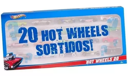 Pacote Com 20 Carrinhos Hot Wheels Originais Sortidos