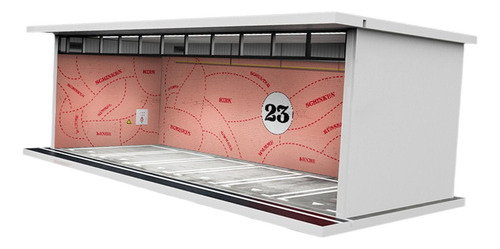 Coleccionables De Estacionamiento 1:64 Con Tapa Led A 23