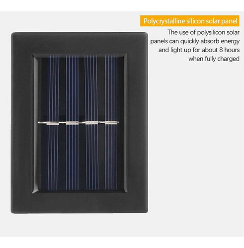 8pcs Lámpara Solar De Jardín Impermeable Al Aire Libre