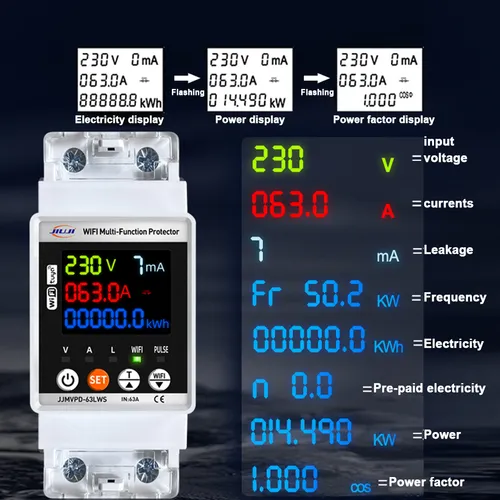 Circuito De Voltaje Inteligente Protector Tuya Breaker