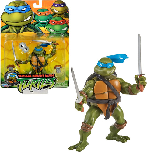 Muñeco Tortugas Ninjas Teenage Con Accesorios - Leonardo