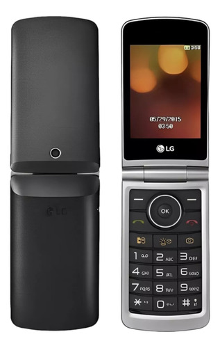 Telefone Celular Antigo P/ Idoso LG 360 Flip 2chip C/ Rádio 