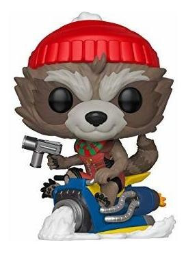Funko Pop! Marvel: Vacaciones - Raccoon De Cohetes En Y847a