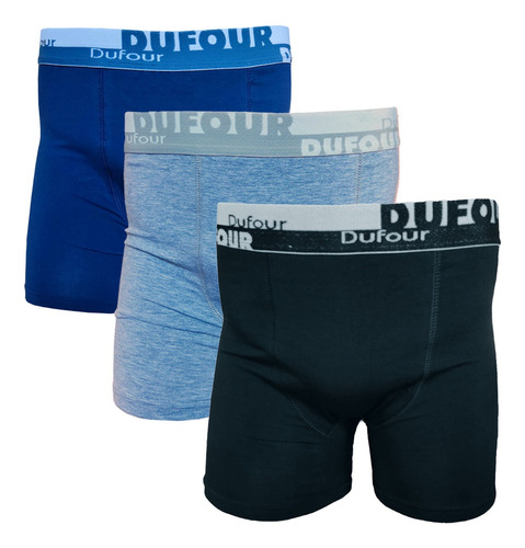 Pack X 6 Boxers Hombre Dufour Algodon Y Lycra Art 12024