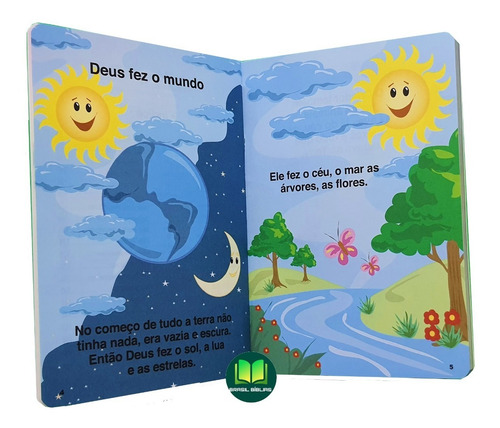 Imagem 4 de 4 de Bíblia Infantil Histórias Ilustradas Para Crianças Promoção