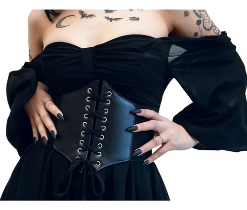 CORSELET É PEÇA BÁSICA NO GUARDA ROUPA DA GÓTICA