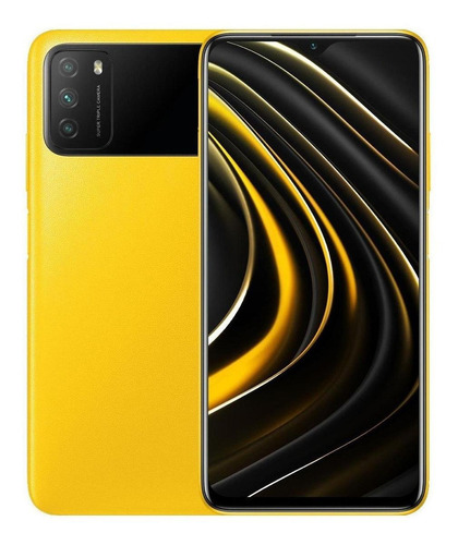 Imagen 4 de 5 de Xiaomi Pocophone Poco M3 Dual SIM 64 GB amarillo poco 4 GB RAM