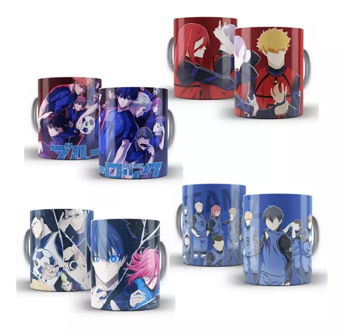 Caneca anime blue lock  Compre Produtos Personalizados no Elo7