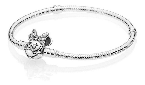 Pandora Disney Pulsera Minnie Mouse Cad./serp. Cierre Pavé 