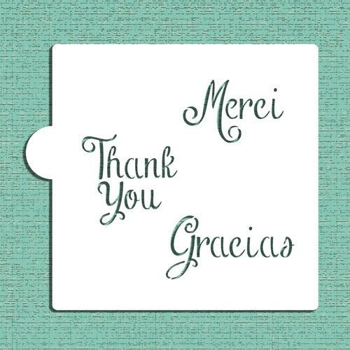 Merci Thank You And Gracia Plantilla Galleta Idad Para