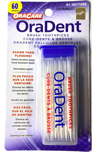 Palillos Dentales Con Cepillo Limpiador Interdentales 