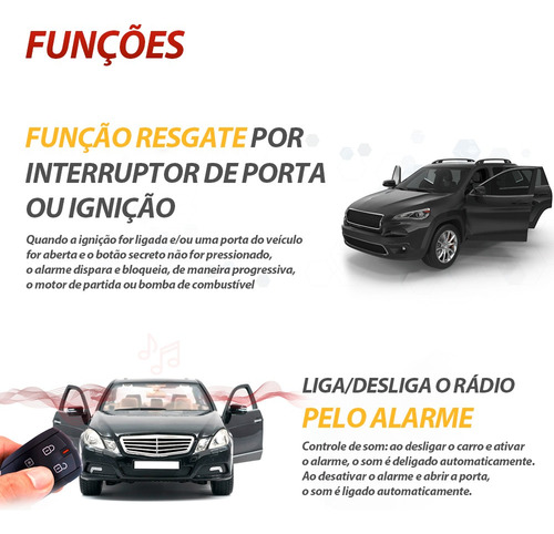 Alarme Automotivo Peugeot 208 Controle Sirene Positron