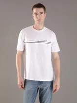 Comprar Playera Color Blanco Calvin Klein Con Logo Hombre