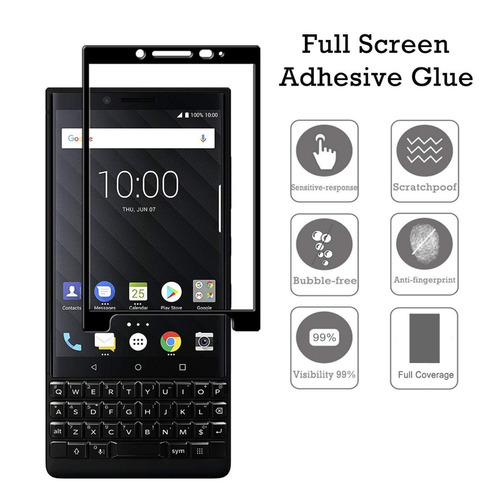Blackberry Keytwo Key2 Vidrio Templado 4.5 Pulgadas Pack X2
