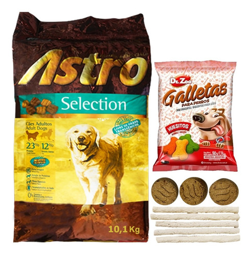 Comida Perro Adulto Astro Selection 10,1 Kg + Regalo + Envío