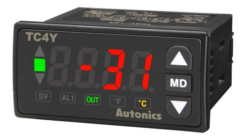 Autonics Tc4y-14r Control De Temperatura 72x36mm 100-240vac