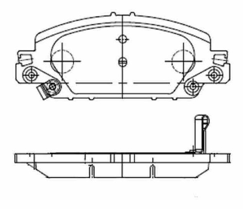 Pastilla De Freno Honda ---civic 1.5 Turbo - 2.0 Ex - Exl V-