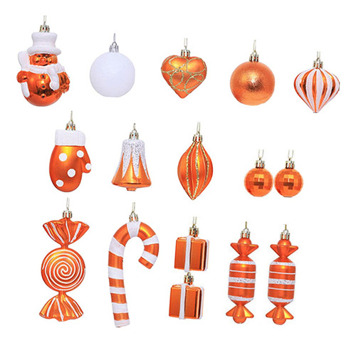 16 Peças De Pequenos Pingentes De Natal Para Ambientes