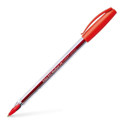 Boligrafo Faber Castell Trilux Rojo X12 Und