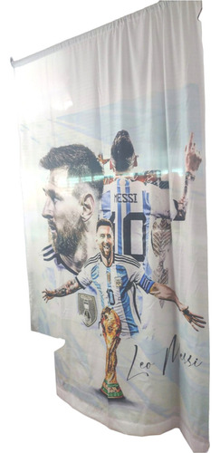 Cortina De Messi Campeón Del Mundo 