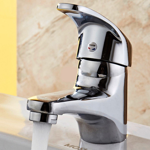 Imagen 5 de 10 de Canilla Monocomando Baño Griferia Metal Lavatorio Mezcladora