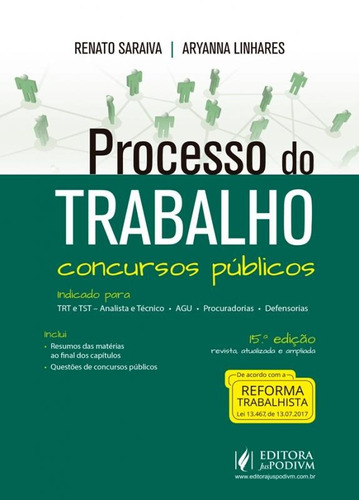 Processo Do Trabalho - Concursos Publicos - Juspodivm - 15 E