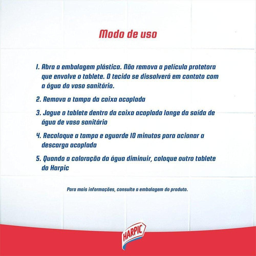 Imagem 5 de 5 de Detergente Sanitário Acqua Marine Harpic 2 Un Desc Na 2ªun
