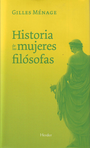 Libro Historia De Las Mujeres Filosofas