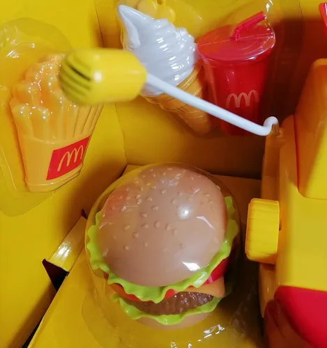 Caja Registradora Juguete Mcdonald's Color Amarillo/rojo