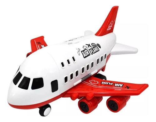 Coche De Juguete Transport Airplane Airliner Para Niños, Reg