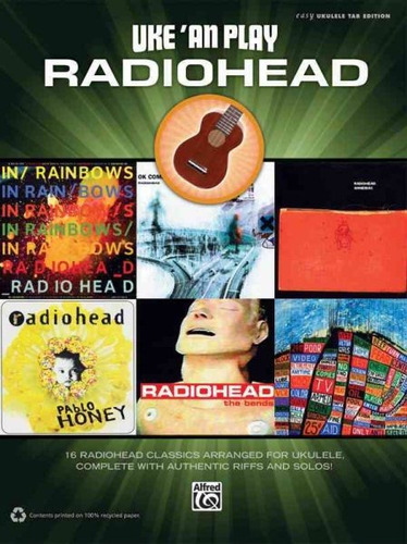 Libro Uke 'an Play Radiohead Versión En Inglés