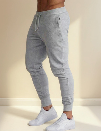 Pants Jogger Hombre Gym Slim Entubado Deportivo Moda Dep [u]
