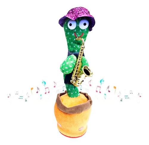 Cactus Bailar Cantar Voz De Juguete Luminoso Repetir Videos