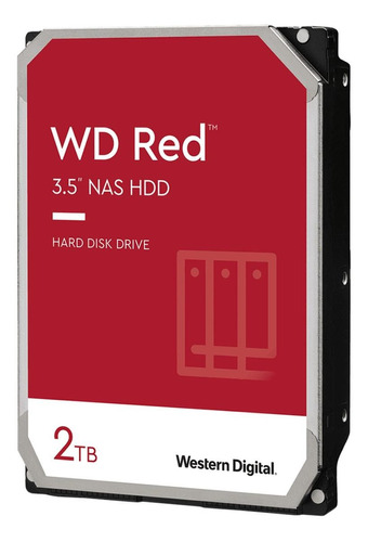 Disco NAS interno Western Digital WD Red WD20EFAX 2TB vermelho