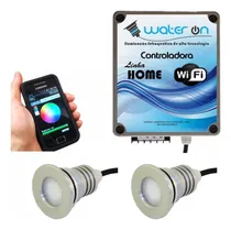 Comprar Kit Iluminação Piscina 2 Refletores 12w Led + Controle Wifi