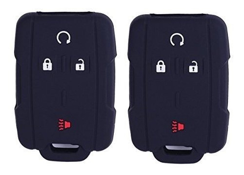 2pcs Xuhang Sillicone Key Fob Cubierta De Llave De Dm3zx