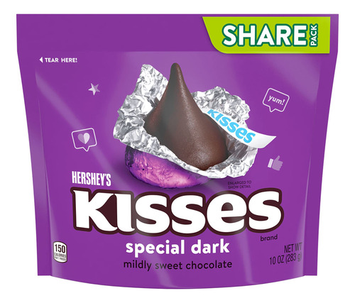 Hershey's Kisses Special Dark - Caramelos De Chocolate Liger