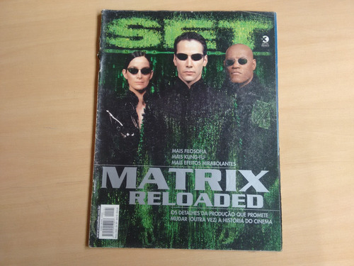 Revista Set 191 Matrix Kung Fu Cinema X Men Ano 2003 1755 (Usado)